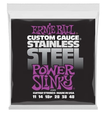 CUERDAS GUITARRA ELECTRICA ERNIE BALL P02245 POWER SLINKY 11-48