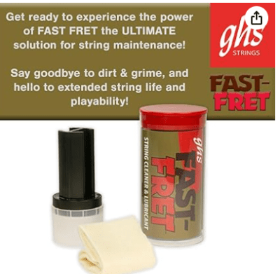 FAST-FRET STRING CLEANER & LUBRICANT GHS