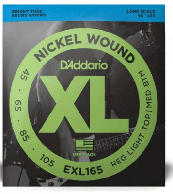 EXL165 BAJO 4 CUERDAS 045-105 STR DADDARIO