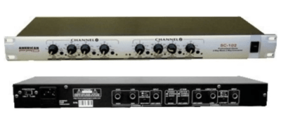 SC-102 Crossover estereo dos vías AMPRO-TECSHOW