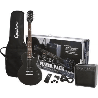 PPEG-EGL1EBCH1-EU (Pack) Guitarra eléctrica les paul negro EPIPHONE