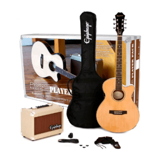 PPGR-EEP4NACH1 (Pack) Guitarra electroacústica natural EPIPHONE