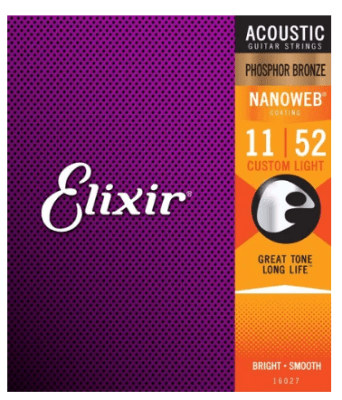 16027 Cuerdas Acustica Metal 11-52 ELIXIR