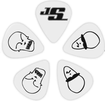 1CWH4-10JS Pack Uñetas Joe Satriani-MEDIUM DADDARIO