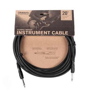 PW-CGT-20 Cable instrumento plug-plug 6.10 metros D'ADDARIO