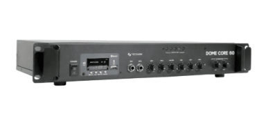 Dome Core 60 Amplificador de línea 2 zonas 4~16 ohms, Líneas: 70/100V Potencia: 60W1