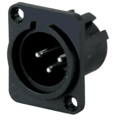 CLC-X3MPB Conector chasis XLR macho STAGELAB