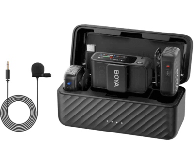 Boya BOYAMIC 2-01 Micrófono Inalámbrico Doble con IA, Incluye Lavalier1