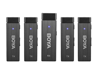 Boya BY-W4 Micrófono Inalámbrico de 4 Canales 4 Micrófonos Más un Receptor1