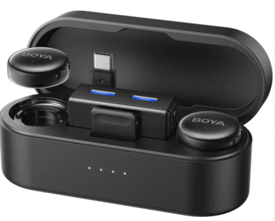 Boya BY-BOYALINK 3-02 Micrófono Doble con IA Conector USB-C1