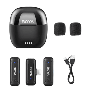 Boya BY-WM3T-D2 Mini 2.4GHz Micrófono Inalámbrico Conector Lightning