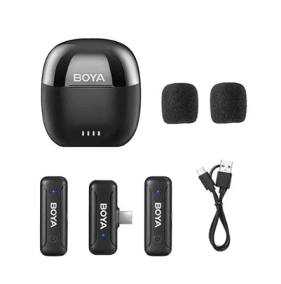 Boya BY-WM3T-U2 Mini 2.4GHz Micrófono Inalámbrico Conector USB-C1