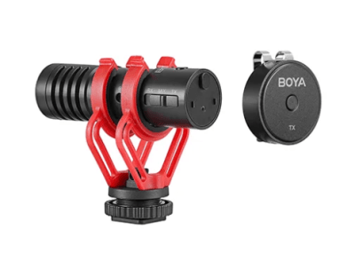 Boya BY-MM1W Micrófono Dual Para Cámara y Lavalier Inalámbrico