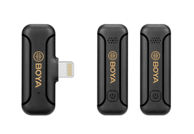 Boya BY-WM3T2-D2 Micrófono Inalámbrico Lightning Doble 50 metros