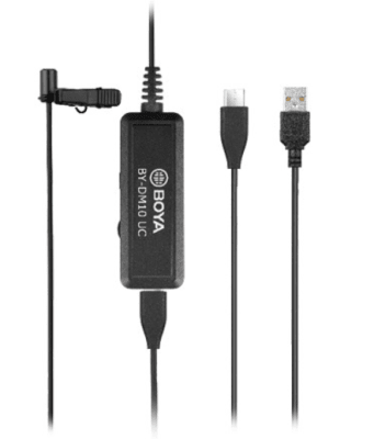 Boya BY-DM10 UC Conectores USB y USB-C Para Win, Mac y Teléfonos USB-C