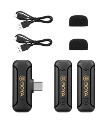 Boya BY-WM3T2-U2 Micrófono Inalámbrico USB-C Doble 50 metros
