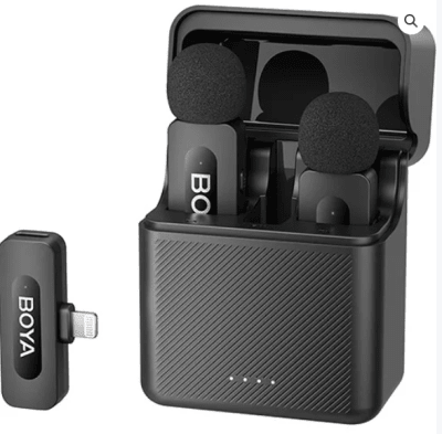 Boya BY-V3 Micrófono Inalámbrico Doble Lightning