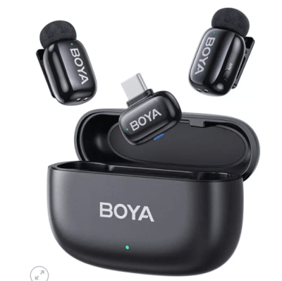 BOYAMini Micrófono Inalámbrico Doble USb-C1
