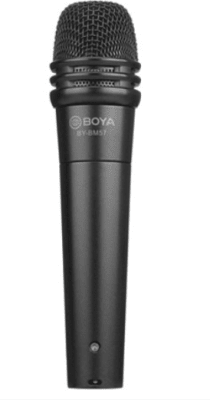 Boya BY-BM57 Micrófono de Mano Cardioide Dinámico Para Instrumentos