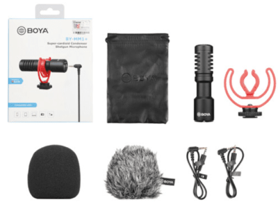 Boya BY-MM1+ Micrófono cardioide para cámaras y smartphones - versión mejorada