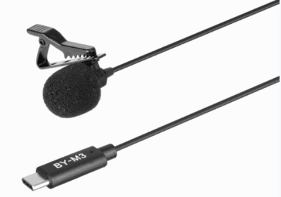 Boya BY-M3 Micrófono lavalier con conector USB-C