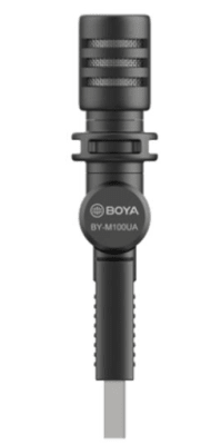 Boya BY-M100UA Micrófono Compacto USB para computadores