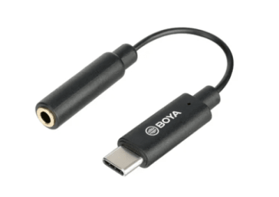 Boya BY-K9 Mini Cable 3,5mm Hembra TRRS a USB-C macho