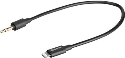 Boya BY-K1 Cable macho lightning – macho TRS 3.5mm