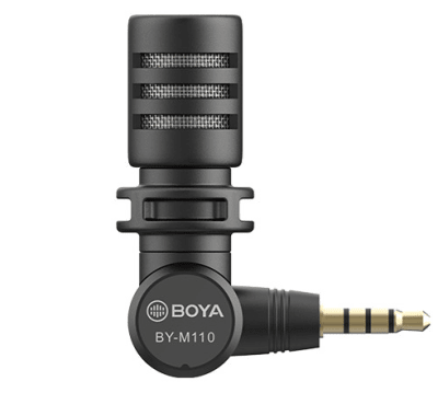 Boya BY-M110 Micrófono Compacto Conector TRRS Para Teléfonos