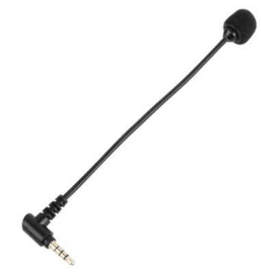 Boya BY-UM4 Mini micrófono tipo cuello de ganso para teléfonos y computadores