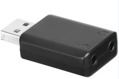 Boya BY-EA2 Adaptador USB a 3.5mm Salidas Para Audífono y Micrófono
