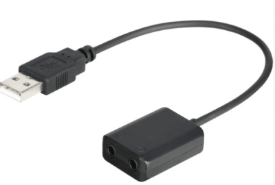 Boya BY-EA2L Adaptador Mini Cable USB a 3.5mm Salidas Para Audífono y Micrófono