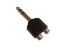 HY1-1751 CONECTOR DOBLE RCA HEMBRA A PLUG STEREO MIVIC´S1