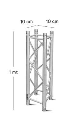 URBAN TRUSS CUADRADO 10X10X1MT UTC101MC