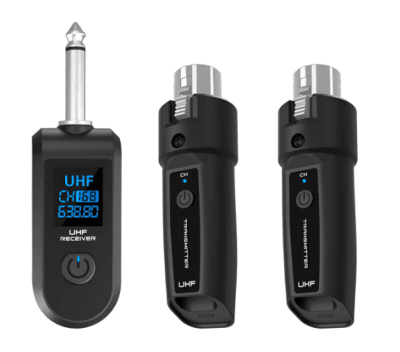 WTU-03B Sistema De Micrófonos Inalámbricos XLR Transmisor Receptor Bomge