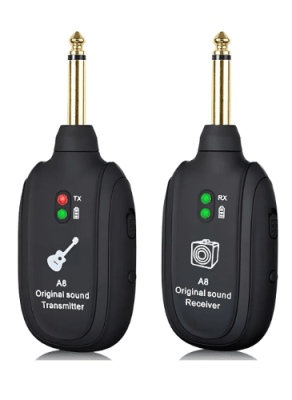 A8 Sistema Inalámbrico Guitarra /bajo Kit Completo SEGNO-MIA