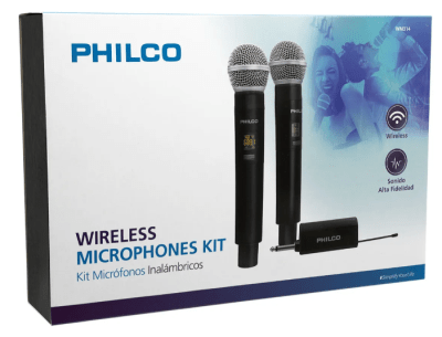 Wm-314 Pack De Micrófonos Inalámbricos  Hifi Edition Open Box PHILCO