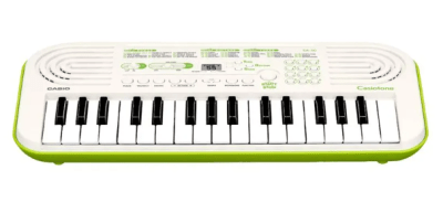 SA-50 MINITECLADO 32 TECLAS BLANCO-VERDE CASIO