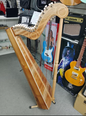 Arpa folclórica 36 clavijas con funda