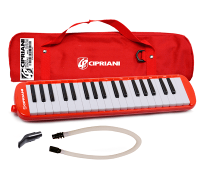 LCV-37/RD MELODICA ROJA 37 NOTAS + FUNDA  CIPRIANI