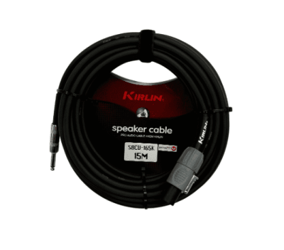 SBCV-165K-15M/BK 16AWG Cable 15mts speakon-plug KIRLIN1