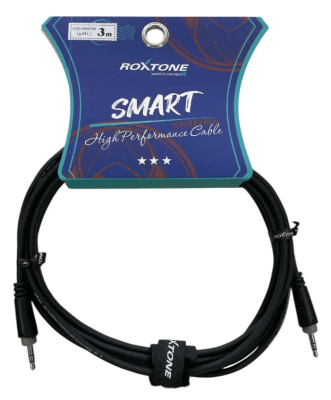 SACC240L0030 CABLE AUDIO TRS M-M 3.5mm 3MTS ROXTONE