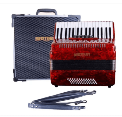 ACORDEON 48 BAJOS 5 REG. ROJO 485/RD MEISTEHAFT 030IMT6382