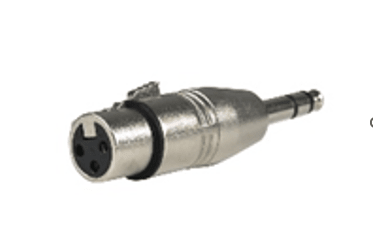 QX-4831 CONECTOR XLR HEMBRA A PLUG STEREO MACHO MIVICS