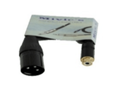 RH-AD002 CABLE XLR MACHO A RCA HEMBRA 25 CM