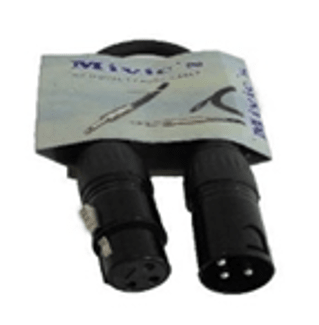 RH-AD009 CABLE XLR MACHO A XLR HEMBRA 25 CM