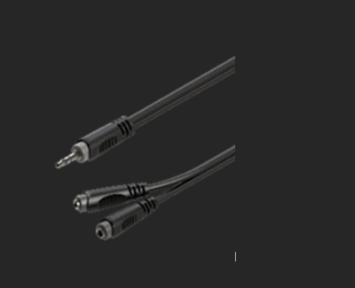 RAYC400L0002 CABLE STEREO MINIPLUG MACHO A 2 X MINIPLUG HEMBRA
