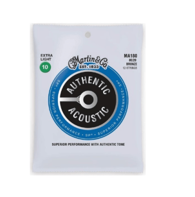 MA-180 CUERDAS GUITARRA ACUSTICA METAL 12C MARTIN