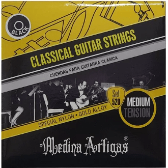 A520B (BLACK) CUERDAS GUITARRA CLASICA MEDINA MT ARTIGAS