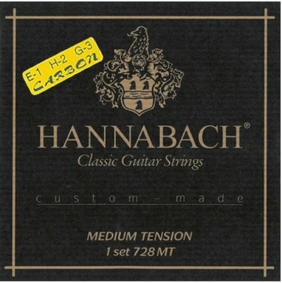 E728MTC CUERDAS GUITARRA NYLON MT HANNABACH